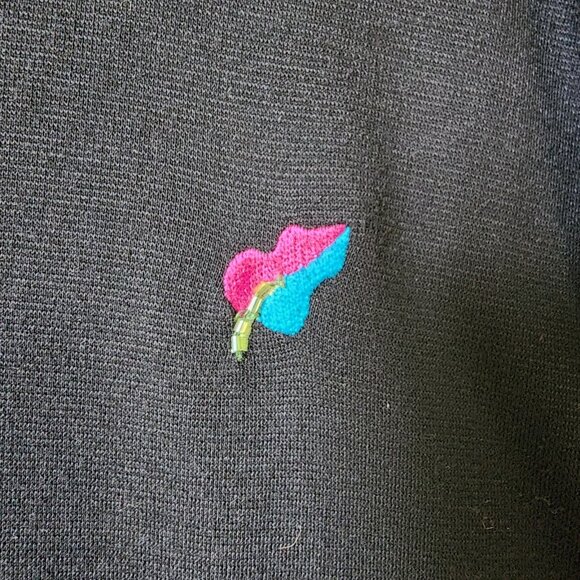 The Quacker Factory Women's Sz M L/S Shirt Halloween Autumn Pumpkin Patch Black - Picture 6 of 12